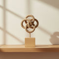 Scultura Nodo — corda di canapa, Kaya Deco